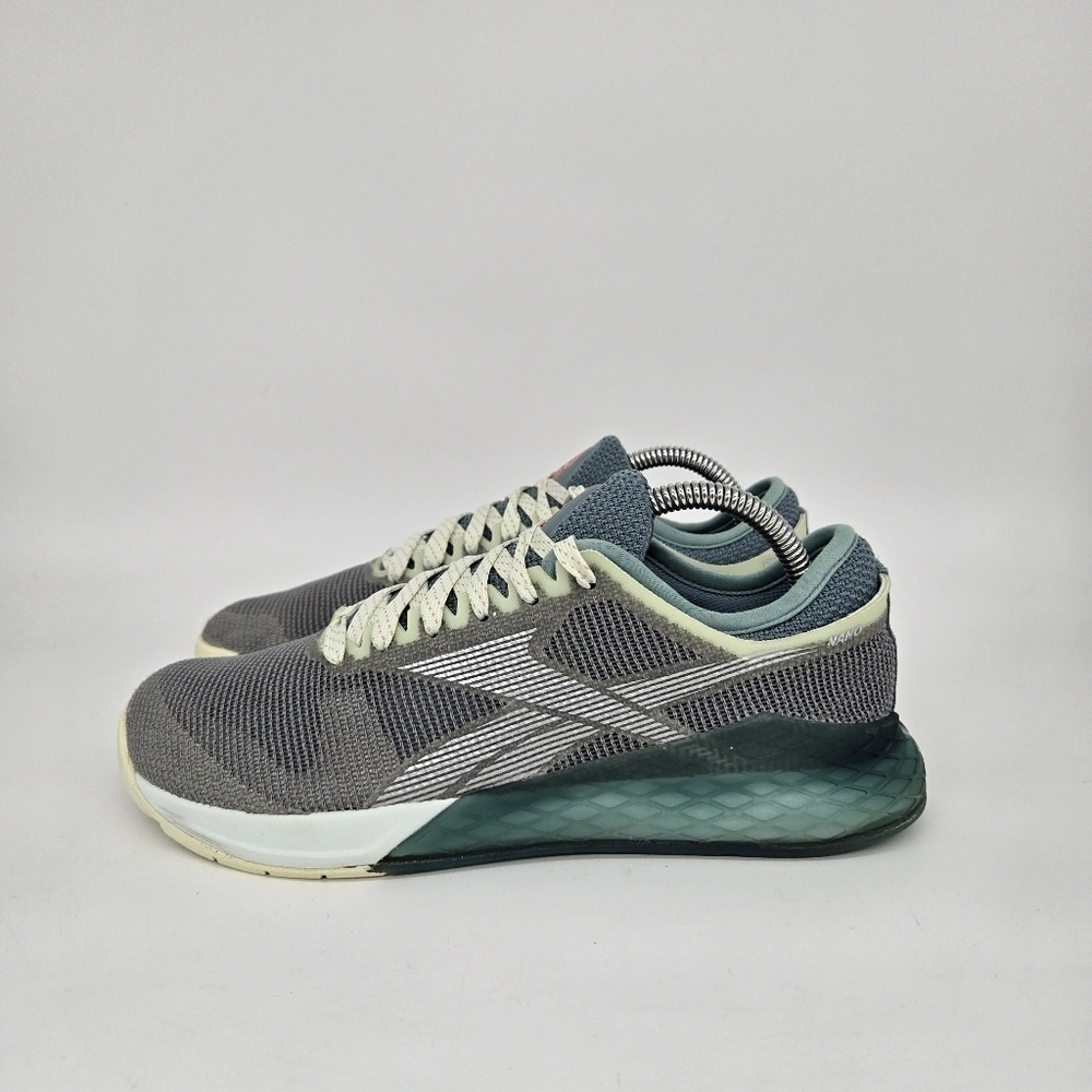 Reebok CrossFit Nano 9 Green Gray Crossfit Women's Shoes Size 8.5